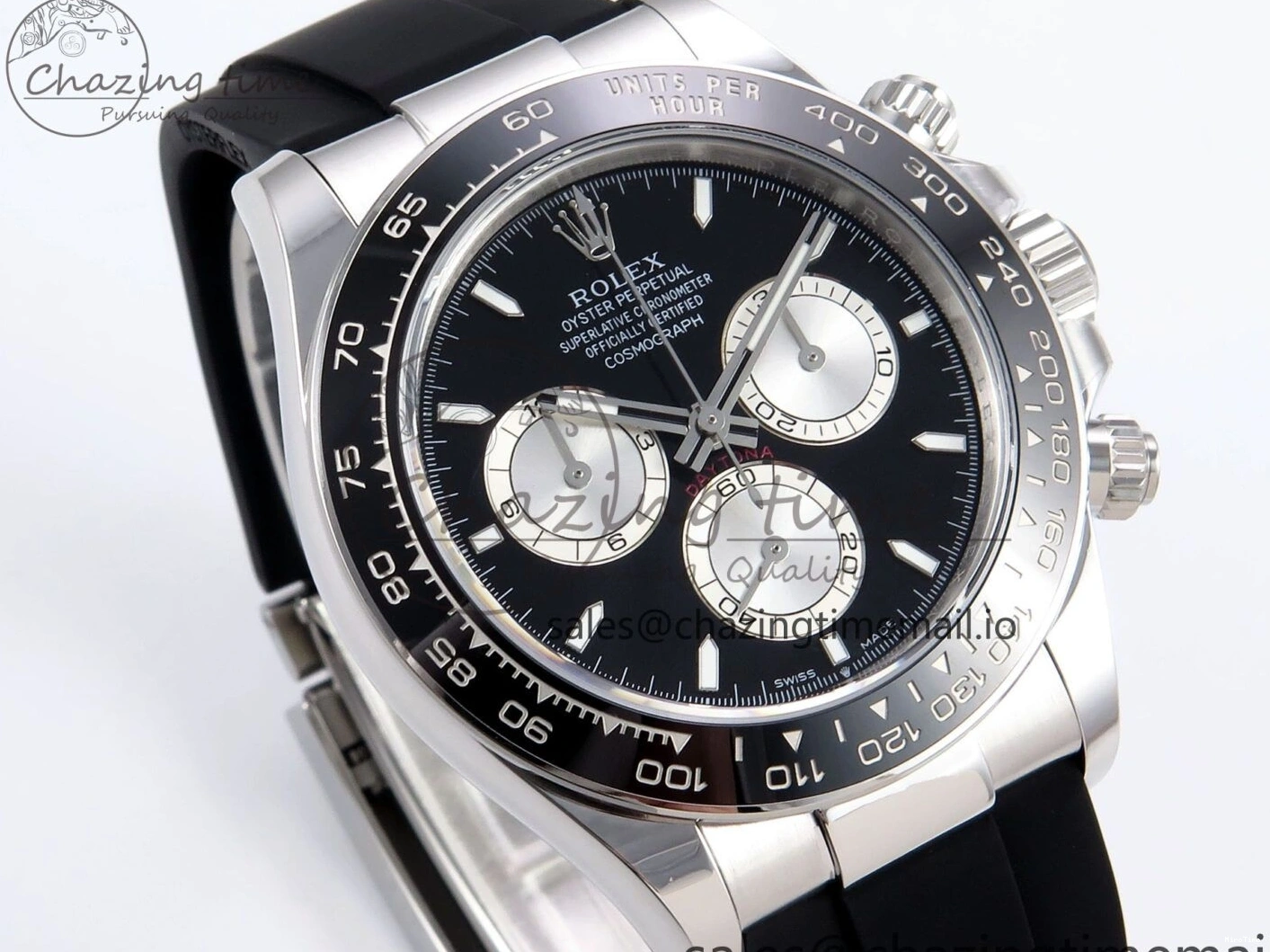 MiroTime 0212 Daytona 126519 LN APSF 1:1 Best Edition Black Dial on Oysterflex Strap SH4131（Gain Weight） StreetReady 1029